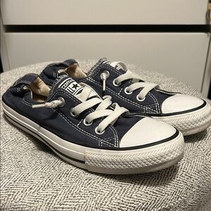 Women’s Size 8 Converse Chuck Taylor Slip-On Navy/White Sneaker